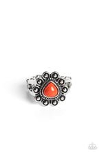 Load image into Gallery viewer, Paparazzi "Fruity Frou Frou" Orange Ring Paparazzi Jewelry
