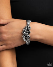 Load image into Gallery viewer, Paparazzi "Glamorously Garnished" Silver Bracelet Paparazzi Jewelry
