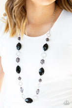 Load image into Gallery viewer, Paparazzi Shimmer Simmer - Black Necklace
