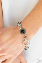 Load image into Gallery viewer, Paparazzi "Musical Mountains" Black Bracelet Paparazzi Jewelry
