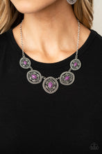 Load image into Gallery viewer, Paparazzi "Alter Eco" Purple Necklace &amp; Earring Set Paparazzi Jewelry
