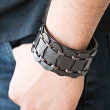 Load image into Gallery viewer, Paparazzi VINTAGE VAULT "Traffic Control" Brown Urban Bracelet Unisex Paparazzi Jewelry
