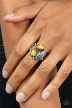 Load image into Gallery viewer, Paparazzi "Make The NEST Of IT" Yellow Ring Paparazzi Jewelry
