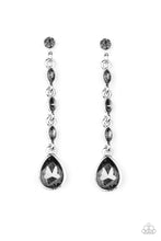 Load image into Gallery viewer, Must Love Diamonds Silver Earrings - Paparazzi Accessories- lightbox - CarasShop.com - Paparazzi Jewelry by Cara Jewels
