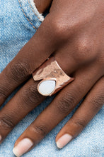 Load image into Gallery viewer, Paparazzi "Optimistically Oracle" Rose Gold Ring Paparazzi Jewelry
