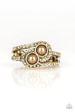 Load image into Gallery viewer, Paparazzi Accessories - Collect Up Front - Brass Ring - Bling by JessieK
