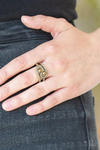 Load image into Gallery viewer, Paparazzi Accessories - Collect Up Front - Brass Ring - Bling by JessieK
