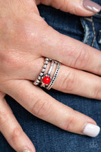 Load image into Gallery viewer, Paparazzi "POP Rival" Red Ring Paparazzi Jewelry
