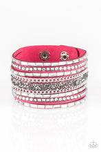 Load image into Gallery viewer, Paparazzi Rhinestone Rumble - Pink Bracelet
