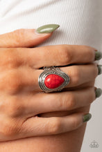 Load image into Gallery viewer, Paparazzi "Saguaro Scene" Red Ring Paparazzi Jewelry
