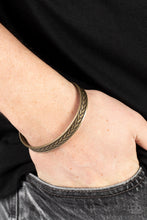 Load image into Gallery viewer, Paparazzi "Terra Tread" Brass Mens Bracelet Unisex Paparazzi Jewelry

