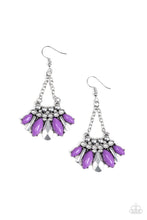 Load image into Gallery viewer, Paparazzi "Terra Tribe" Purple Earrings Paparazzi Jewelry
