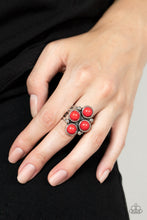 Load image into Gallery viewer, Paparazzi "Tucson Tour" Red Ring Paparazzi Jewelry
