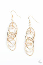 Load image into Gallery viewer, Paparazzi Tangle Tango - Gold Earrings

