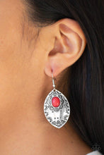 Load image into Gallery viewer, Paparazzi Mountain Montage - Red Earring
