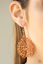 Load image into Gallery viewer, Paparazzi Garden Party Princess - Orange Earrings
