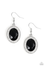 Load image into Gallery viewer, Paparazzi Only Fame In Town - Black Earrings
