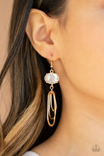 Load image into Gallery viewer, Paparazzi Drop Dead Glamorous - Gold Earrings
