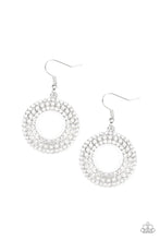 Load image into Gallery viewer, Paparazzi Sparkle Splurge - White Earrings

