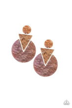 Load image into Gallery viewer, Paparazz Head Under Watercolors - Brown Earrings

