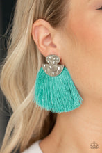 Load image into Gallery viewer, Paparazzi Make Some Plume - Blue Earrings
