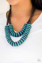 Load image into Gallery viewer, Paparazzi Dominican Disco - Blue Necklace
