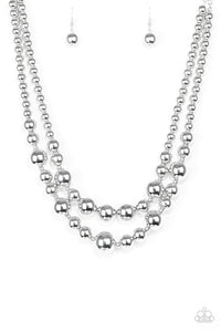 Paparazzi I Double Dare You - Silver Necklace