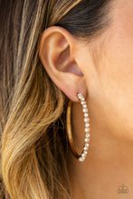 Load image into Gallery viewer, Paparazzi A Sweeping Success - Gold Earrings
