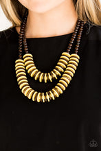 Load image into Gallery viewer, Paparazzi Dominican Disco - Yellow Necklace
