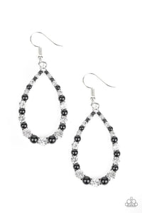 Paparazzi Gala Go-Getter - Black Earring