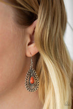 Load image into Gallery viewer, Paparazzi Simply Sedimentary - Orange Earring
