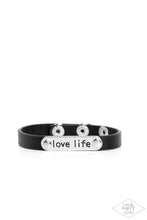 Load image into Gallery viewer, Paparazzi Love Life - Black Bracelet
