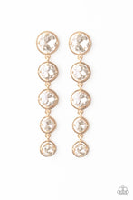 Load image into Gallery viewer, Paparazzi Drippin In Starlight - Gold Earrings
