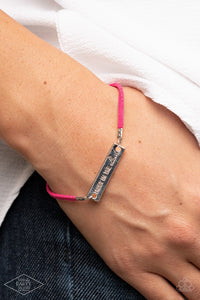 Paparazzi Have Faith - Pink Bracelet
