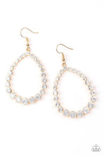 Load image into Gallery viewer, Paparazzi Rise And Sparkle - Gold Earrings
