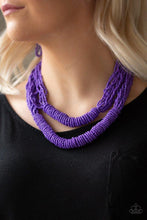 Load image into Gallery viewer, Paparazzi Right As Rainforest  - Purple Necklace
