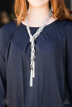 Load image into Gallery viewer, Paparazzi SCARFed for Attention - Silver Necklace
