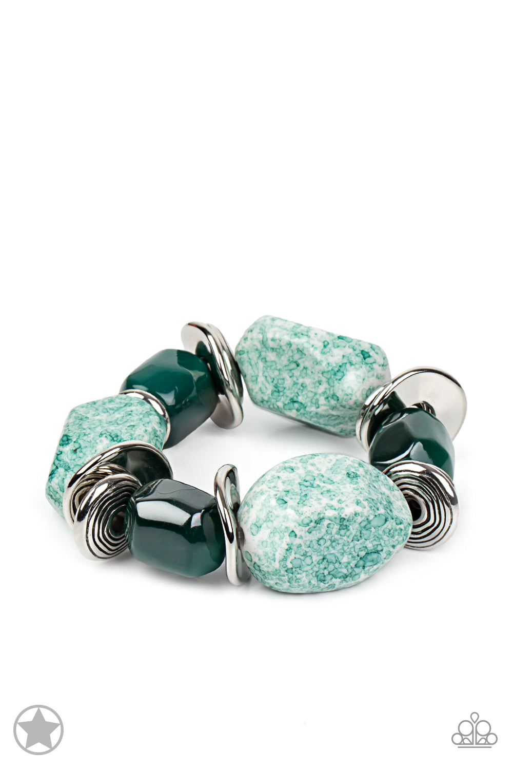 Paparazzi Glaze of Glory - Blue Bracelet