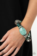 Load image into Gallery viewer, Paparazzi Glaze of Glory - Blue Bracelet
