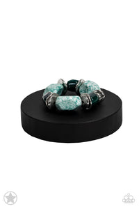 Paparazzi Glaze of Glory - Blue Bracelet