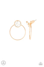 Load image into Gallery viewer, Paparazzi Simply Stone Dweller - Gold Earrings
