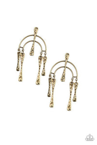 Paparazzi ARTIFACTS Of Life - Brass Earrings