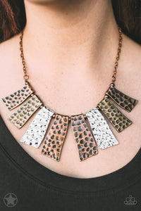 Paparazzi A Fan of the Tribe - Multi Necklace