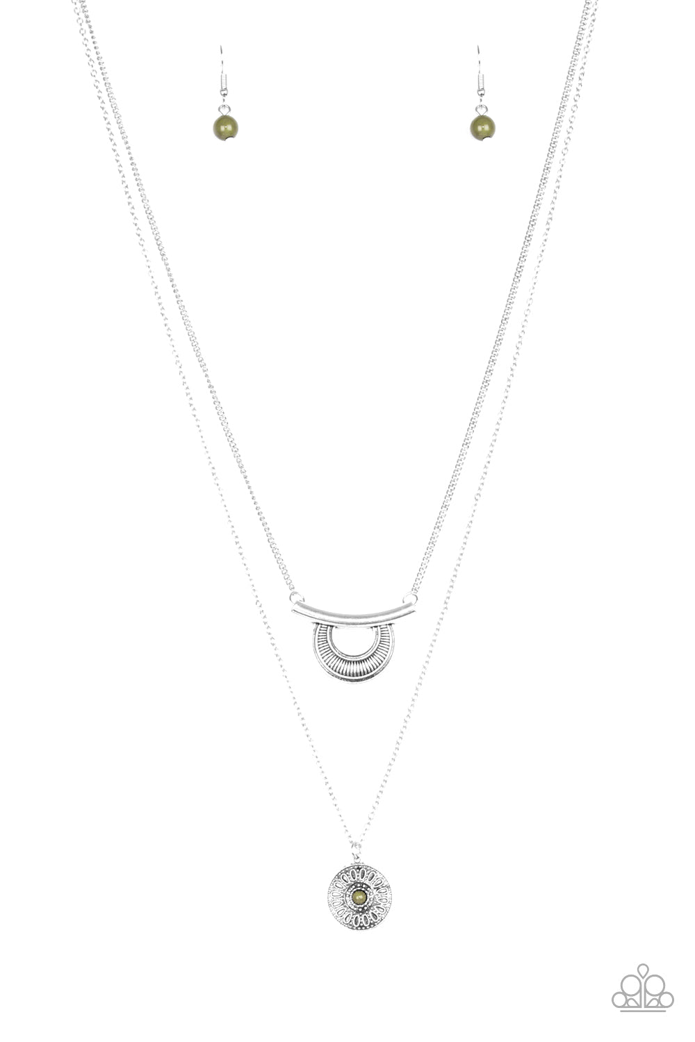 Paparazzi Gypsy Go-Getter - Green Necklace