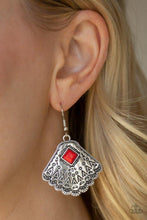 Load image into Gallery viewer, Paparazzi Mountain Mesa - Red Earring
