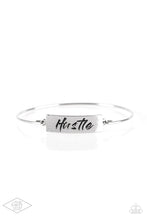 Load image into Gallery viewer, Paparazzi Hustle Hard - Silver Bracelet
