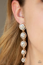 Load image into Gallery viewer, Paparazzi Drippin In Starlight - Gold Earrings
