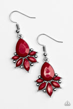 Load image into Gallery viewer, Paparazzi GLAM Up! - Red Earring
