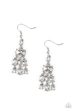 Load image into Gallery viewer, Paparazzi Demurely Devine - White Earrings
