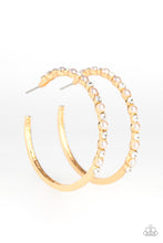 Load image into Gallery viewer, Paparazzi A Sweeping Success - Gold Earrings
